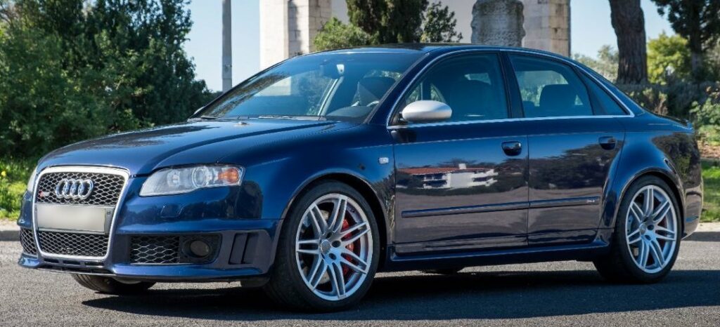 audi rs4 occasion profil gauche